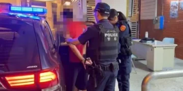 路倒救護現場突爆衝突!男子涉攻擊4人 花蓮警當場逮捕送辦