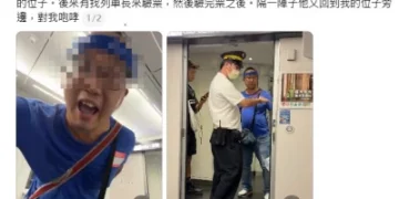 台鐵車廂搶位糾紛！男乘客疑強查他人車票還咆哮 遭驗票後仍折返騷擾