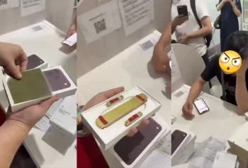 影／iPhone 18才剛賣就爆詐騙！越南男拿未拆盒變賣　店家「磁場觀察片識破」開箱全是填充物