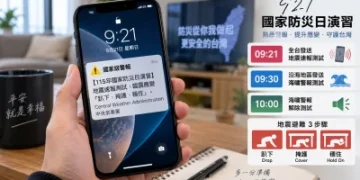 今天9:21手機突然響別慌！不是地震　國家級警報3波時間一次看