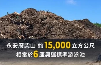 高雄農地變「廢柴山」！1.5萬立方米木材堆成山　驚人量可填6座泳池