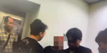 北捷流血衝突！女勸男不要講電話被打臉　嘴角受傷流血