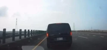 國道3號賓士租賃廂型車惡意逼車! 國道警受理檢舉究辦
