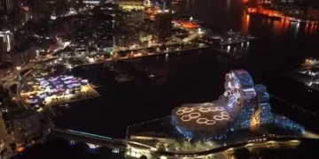 TREASURE高雄首唱！城市變身「寶石盒」4大地標點亮應援