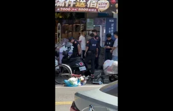 豐原中正路爆肢體衝突！2男口角互毆雙雙掛彩　警方到場逮人