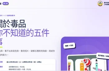 毒品竟偽裝糖果、飲料！中警推互動反毒闖關　2週吸引近3萬次瀏覽
