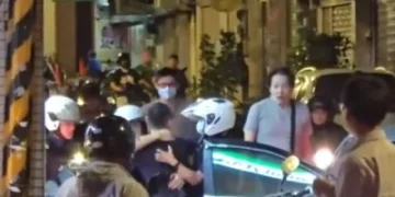 攔車持石塊砸對方! 基隆行車糾紛爆衝突