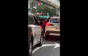 台中酒駕擦撞落跑！警在台灣大道攔獲駕駛　民眾直擊攔查現場