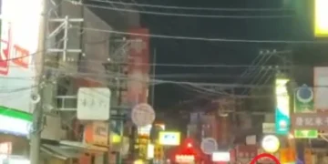 中壢醉漢鬧事! 推倒別人腳踏車機車拿三角錐砸店