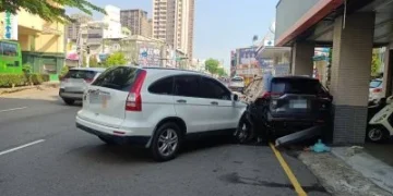 台中中清路連環撞肇逃駕駛落網！板模工稱「太累睡著」　棄車返家休息