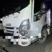 國道1號彰化溪州路段貨車自撞護欄　連撞內外側護欄釀事故